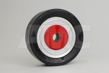 micro guiding pulley, reinforced, metal, large bearing , d=12 mm (4)