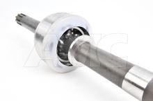 front axle with hinge, left (4)