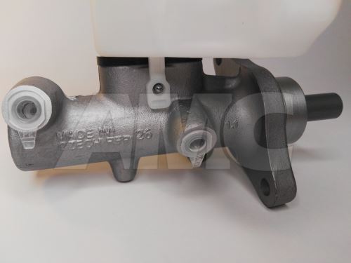 Aluminum brake cylinder head with bottle