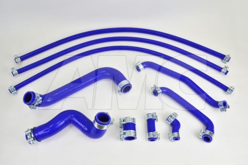 cooling circuit hose set U452, 2206, E3 / E4 silicon