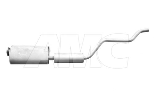 rear exhaust pipe BUCHANKA from year 2012 , MUFFLER WITH RESONATOR (for old UAZ truck series, 3303, 3909, ZMZ 409 engines)