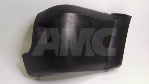 rear plastic bumper corner Nero - right