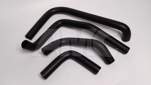 set of shaped heating hoses