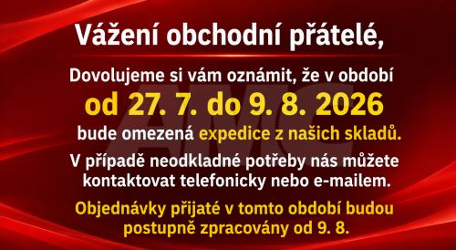 Prosíme, věnujte této informaci náležitou pozornost.