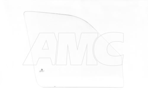 side window / door glass - right front - clear