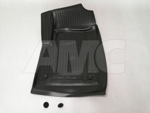 rubber carpet front left