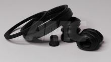 set of rubber bushings + front brake caliper brake pad (2)
