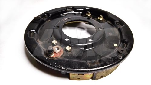 rear brake shield complete with brake roller - right