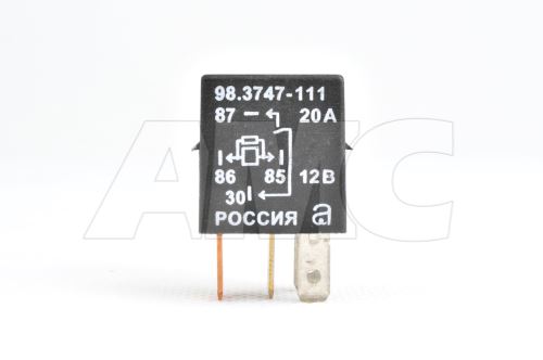 Relé světla , UNI, čerpadla, 12V,  20A , LADA, FIAT, UAZ, s odporem