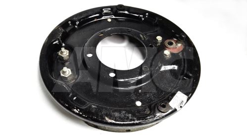 rear brake shield complete with brake roller - left