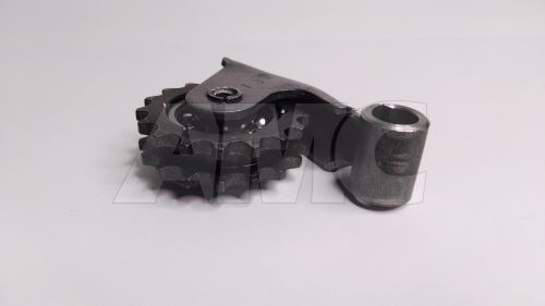 toothed chain tensioning wheel