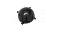 the pivot of the vertical spherical pin (3)